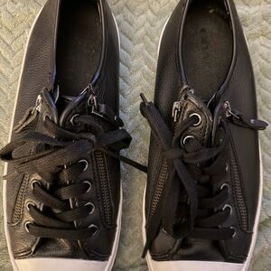 Used Coach Black and White Women's Sneakers size 9